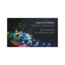 Luzes ópticas coloridas do programador de computad