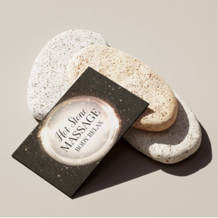 Cartão De Visita Maçã de Corpo de Pedra Quente Preta