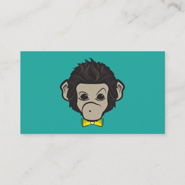 Cartão De Visita macaco identica (Frente)