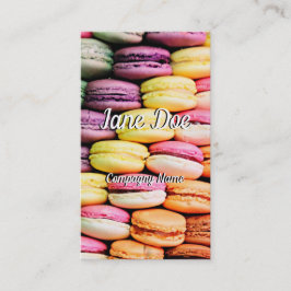 Cartão De Visita Macaron francês