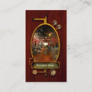 Cartão De Visita Machinista - Bombeando partes 1905