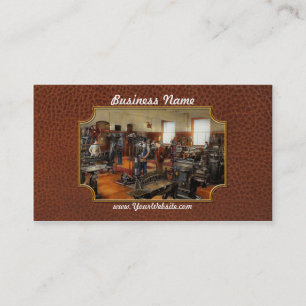 Cartão De Visita Machinista - O caminho padrão 1915