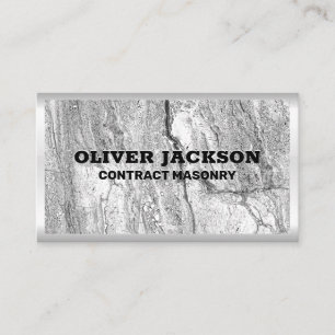 Cartão De Visita maçonaria  Construção  Material De Construção