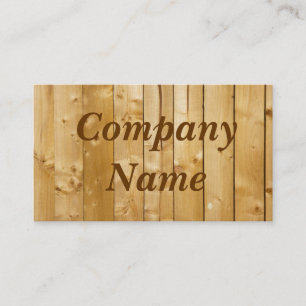 Cartão De Visita Madeira