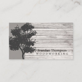 Cartão De Visita Madeira de árvores russa