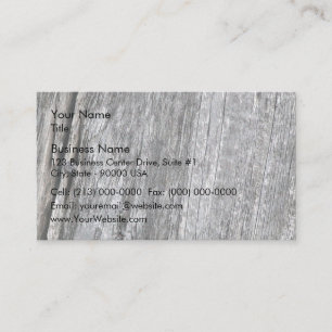 Cartão De Visita Madeira de celeiro com prego