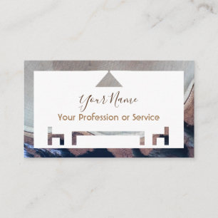 Cartão De Visita Madeira orgânica para design de interiores e mobil