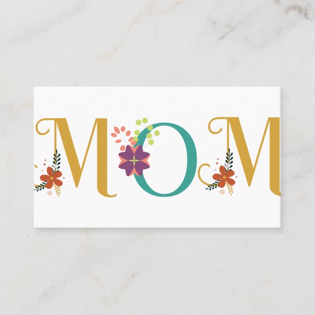 Cartão De Visita Mãe (Frente)