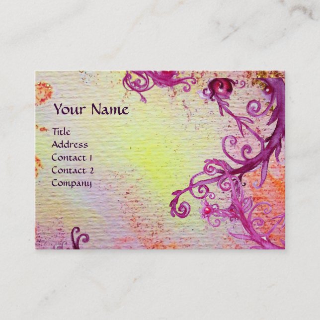 CARTÃO DE VISITA MAGIC BERRIES 2 MONOGRAMA (Frente)