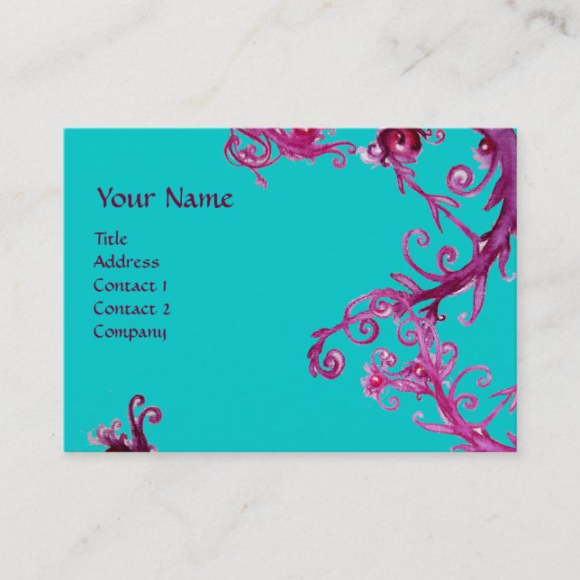 CARTÃO DE VISITA MAGIC BERRIES 3 MONOGRAM (Frente)