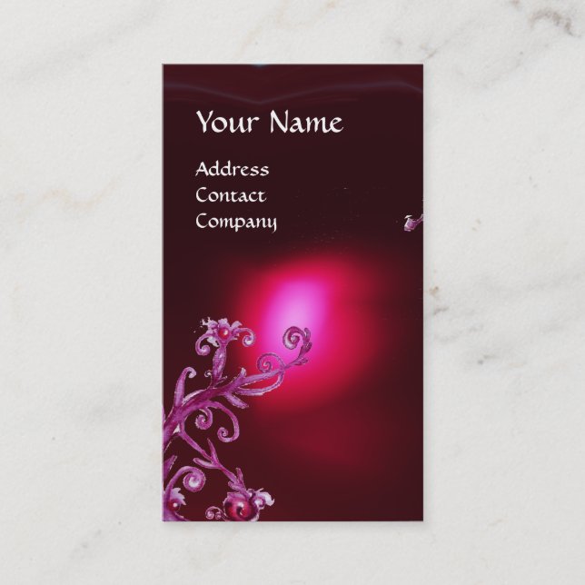 CARTÃO DE VISITA MAGIC BERRIES MONOGRAMAS (Frente)