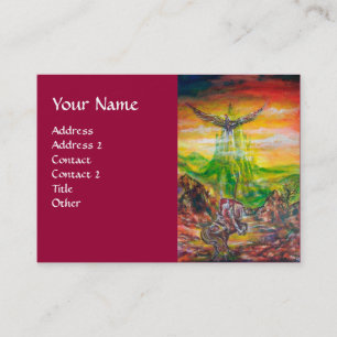 CARTÃO DE VISITA MAGIC DUEL ENTRE BRADAMANT E NEGROMANCER