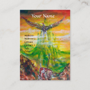 CARTÃO DE VISITA MAGIC DUEL ENTRE BRADAMANT E NEGROMANCER