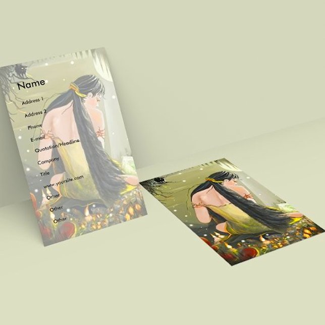 Cartão De Visita Magic Night Modelo (Criador carregado)