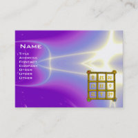 MAGIC SQUARE 33 Ondas Fractais Roxas Ultra Violeta