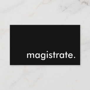 Cartão De Visita magistrado.