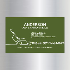 Cartão de visita magnético de limpeza do Home & Of