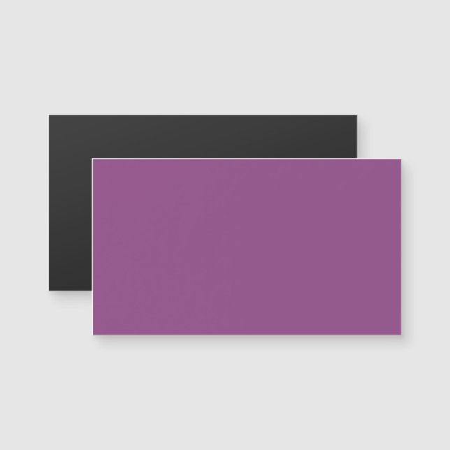 Cartão de Visita Magnético Roxo (Frente/Verso)