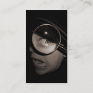 Cartão De Visita magnificando optometrista