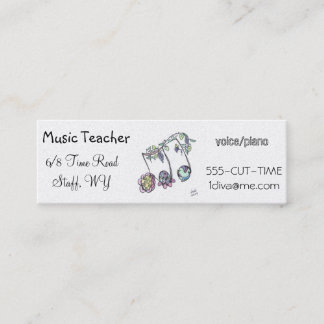 cartão de visita magro