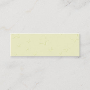 Cartão de visita magro das estrelas