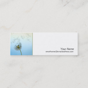 Cartão de visita magro - faça um desejo