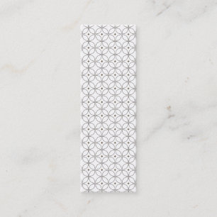 Cartão de visita magro GLAM do VINTAGE