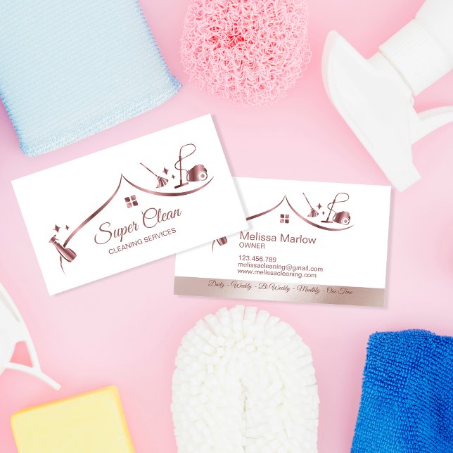 Cartão De Visita Maid Clearing House (Criador carregado)