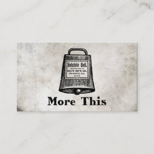 Cartão De Visita Mais Cowbell