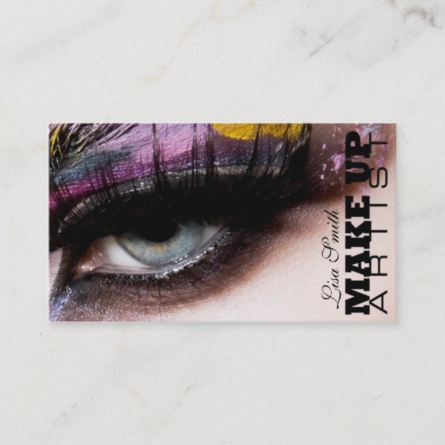 Cartão De Visita Make up Artist (Frente)