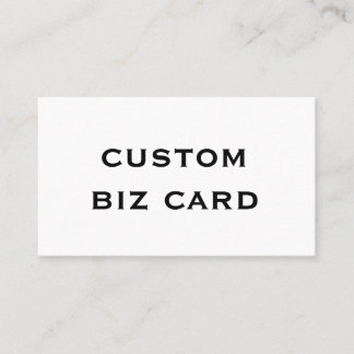 CARTÃO DE VISITA MAKE YOUR OWN BUSINESS CARDS