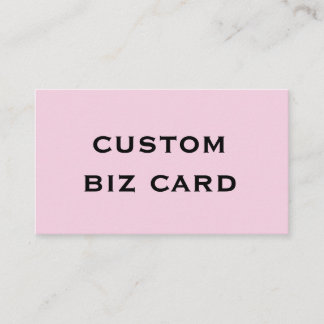 CARTÃO DE VISITA MAKE YOUR OWN BUSINESS CARDS PINK