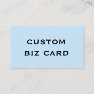 CARTÃO DE VISITA MAKE YOUR OWN BUSINESS CARDS SKY BLUE