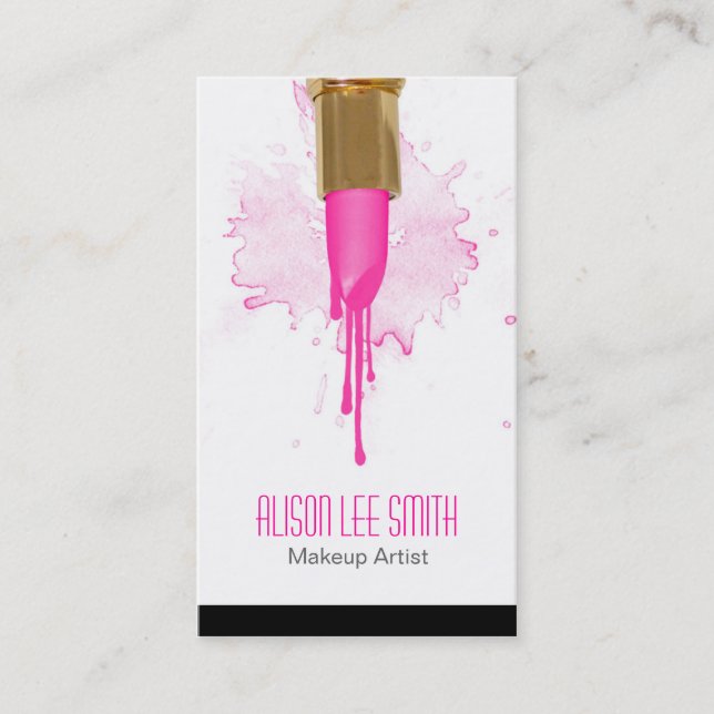 Cartão De Visita Makeup Artist (Frente)