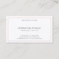Makeup Artist Elegante Minimalista Modern Salon