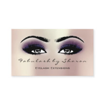 Makeup Artist Eyebrow Lashes Extension Violet Rosa