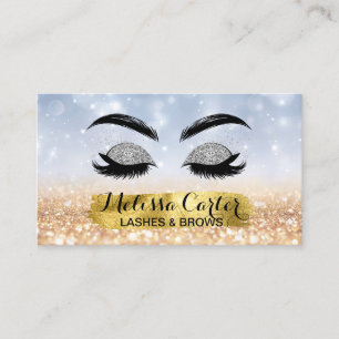 Cartão De Visita Makeup Artist Eyelash Extensões Lashes Brows