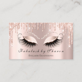 Cartão De Visita Makeup Artist Eyelash Sparkly Eyes Glitter Drives