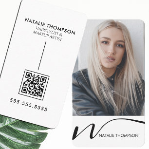 Cartão De Visita Makeup Artist Hairstylist Nail Tech Beauty Salon