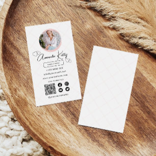 Cartão De Visita Makeup Artist Professional Scannable