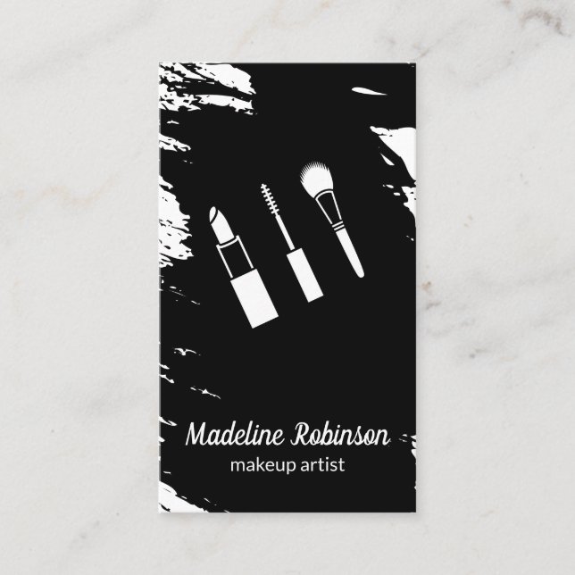 Cartão De Visita Makeup Beauty (Frente)