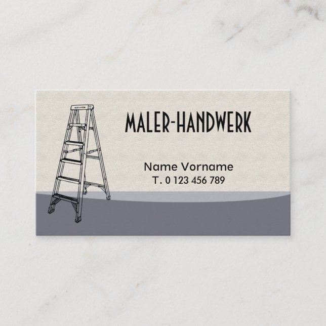 Cartão De Visita maler-handwerk (Frente)