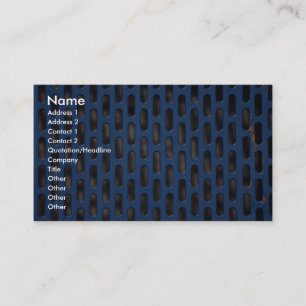 Cartão De Visita Malha azul