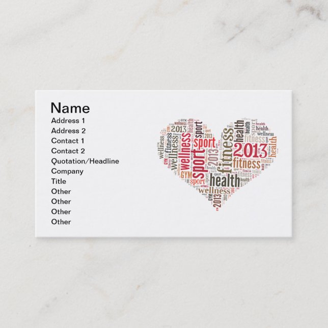 Cartão De Visita Malhação (Frente)