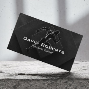 Cartão De Visita Malhação do treinador Gym Personal Treinador Moder