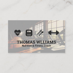 Cartão De Visita Malhação Gym   Ícones de trabalho