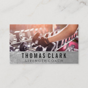 Cartão De Visita Malhação Gym  Peso