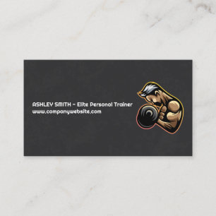 Cartão De Visita Malhação   Homem - Peso do Curling