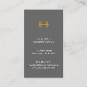 Cartão De Visita Malhação moderna/cartão de visita pessoal do