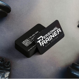 Cartão De Visita Malhação Personalizada Do Formador Pessoal De Gym 